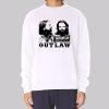 Outlaw Police Dept Vintage Willie Nelson Sweatshirt