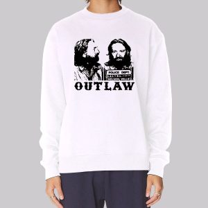 Outlaw Police Dept Vintage Willie Nelson Sweatshirt