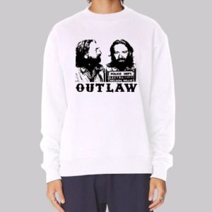 Outlaw Police Dept Vintage Willie Nelson Sweatshirt 4