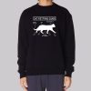 Owner Cuddling Cat Petting Guide Sweatshirt