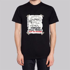 Paint Art Homework Kills Trees Sweatshirt 3