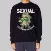 Parody Cartoon Sexual Tyrannosaurus Sweatshirt