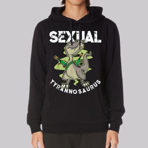 Parody Cartoon Sexual Tyrannosaurus Sweatshirt