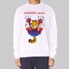 Parody Garfield Spider Cat Spider Man Sweatshirt