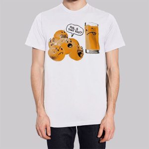 Parody Graphic Orange Juice Sweatshirt 3