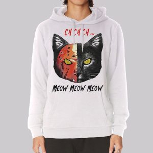 Parody Jason Voorhees Cat Meow Sweatshirt