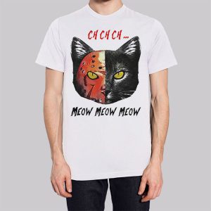 Parody Jason Voorhees Cat Meow Sweatshirt 3
