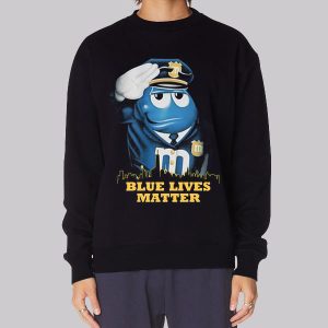 Parody Police Blue Lives Matter Sweatshirt