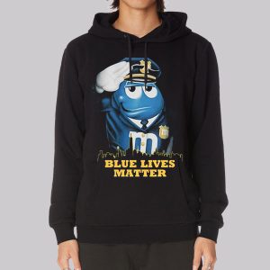 Parody Police Blue Lives Matter Sweatshirt