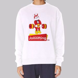 Parody Vintage Jollilifting Jollibee Sweatshirt 4