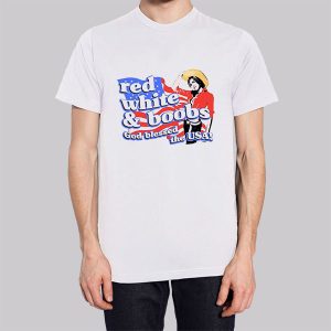 Patriotism Military Red White and Boobs Sweatshirt 3