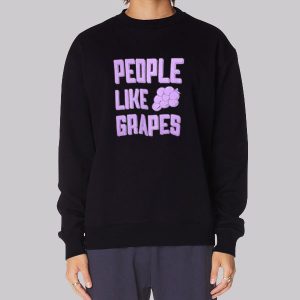 People Like Grapes Graphic Sweatshirt People Like Grapes Graphic Sweatshirt