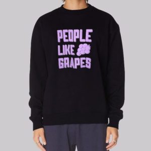 People Like Grapes Graphic Sweatshirt 4