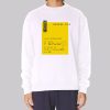 Plane Ticket Banana Fish Sweatshirt