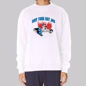 Police Funny Quit Your Day Job Sweatshirt 4