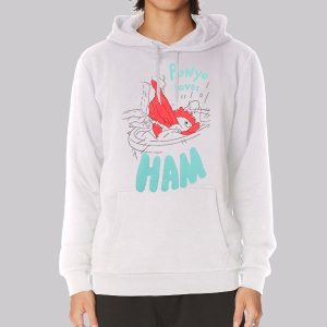 Ponyo Loves Ham Ponyo Merch Sweatshirt