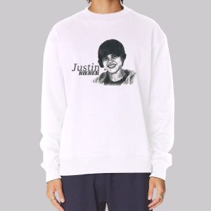 Portrait Old Vintage Justin Bieber Sweatshirt