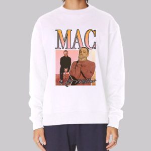 Portrait Singer Mac Miller Vintage Sweatshirt 3 Portrait Singer Mac Miller Vintage Sweatshirt 4