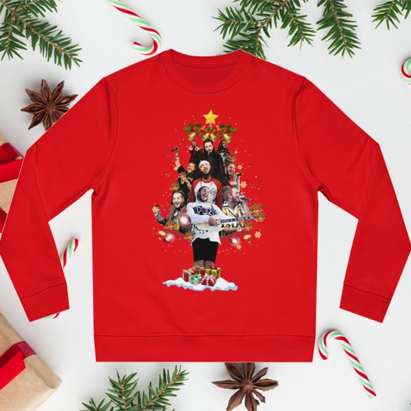 Post Malone Christmas Tree Sweatshirt