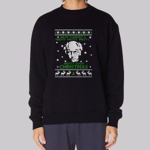 Pretty Good Larry David Christmas Sweatshirt