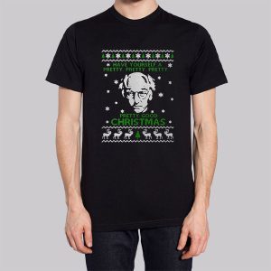 Pretty Good Larry David Christmas Sweatshirt 2 Pretty Good Larry David Christmas Sweatshirt 3