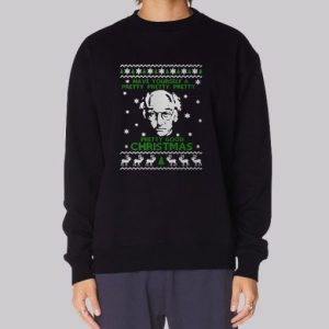Pretty Good Larry David Christmas Sweatshirt 3 Pretty Good Larry David Christmas Sweatshirt 4