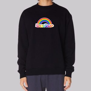 Pride 2019 Buzzfeed Rainbow Sweatshirt