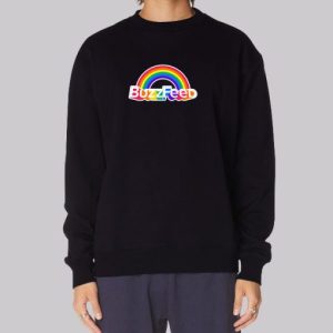 Pride 2019 Buzzfeed Rainbow Sweatshirt 4
