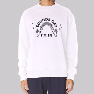 Pride LGBT Sounds Gay Im in Meme Sweatshirt