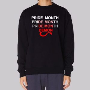 Pride Month Demon Sweatshirt 3 Pride Month Demon Sweatshirt 4
