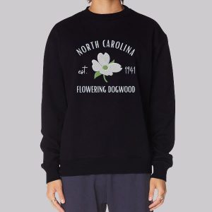 Printed Flowering Dogwood North Carolina Sweatshirt