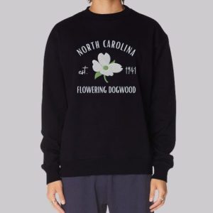 Printed Flowering Dogwood North Carolina Sweatshirt 3 Printed Flowering Dogwood North Carolina Sweatshirt 4