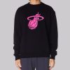 Purple Miami Heat Womens Sweatshirt