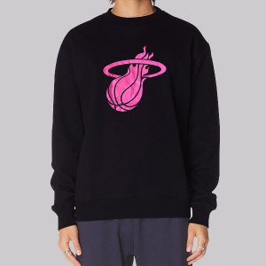 Purple Miami Heat Womens Sweatshirt
