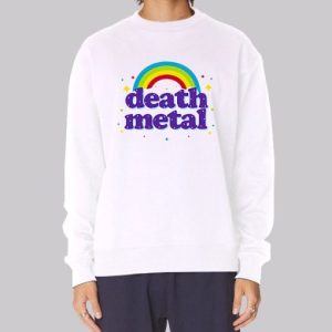 Rainbow Logo Death Metal Sweatshirt 4