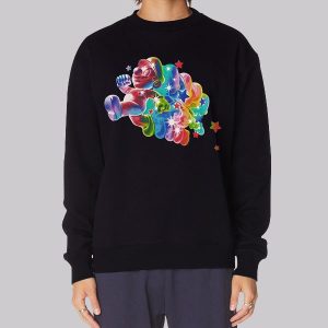 Rainbow Star Mario Galaxy Vintage Sweatshirt Rainbow Star Mario Galaxy Vintage Sweatshirt