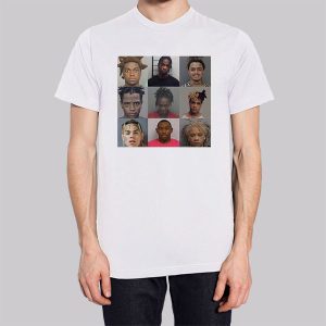 Rappers Mugshots Merch Graphic Sweatshirt 3