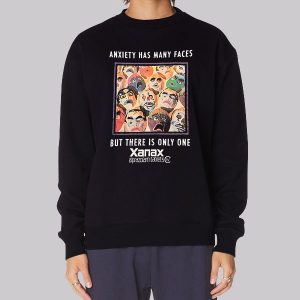 Rare Anxiety Has Many Faces Sweatshirt Rare Anxiety Has Many Faces Sweatshirt