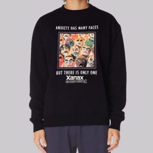 Rare Anxiety Has Many Faces Sweatshirt 4