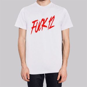 Red Logo Writing fuck12 Sweatshirt 3