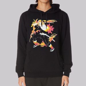 Rengoku Flame Art Demon Slayer Sweatshirt