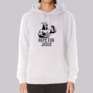 Reps for Jesus Christ Religion Fitness Gym Sweatshirt