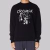 Retro Faux Punk Crywank Sweatshirt