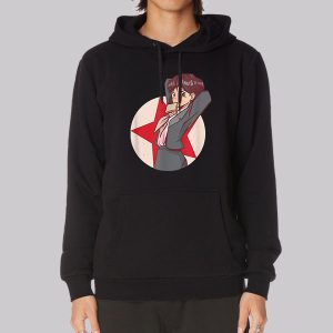 Retro Girl Socialist Communist Anime Sweatshirt