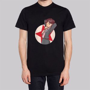 Retro Girl Socialist Communist Anime Sweatshirt 2 Retro Girl Socialist Communist Anime Sweatshirt 3