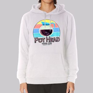 Retro Graphic Pot Head Coffee Sweatshirt