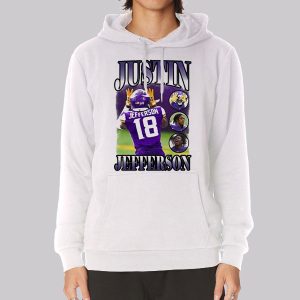 Retro Minnesota Vikings Justin Jefferson Sweatshirt