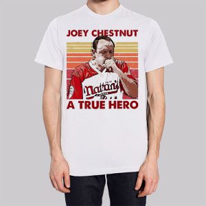 Retro a True Hero Joey Chestnut Sweatshirt 2 Retro a True Hero Joey Chestnut Sweatshirt 3