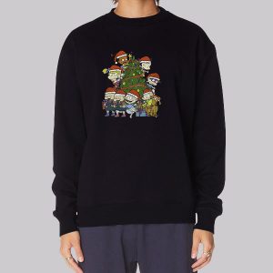Rugrats Christmas Tree Movie Characters Sweatshirt Rugrats Christmas Tree Movie Characters Sweatshirt