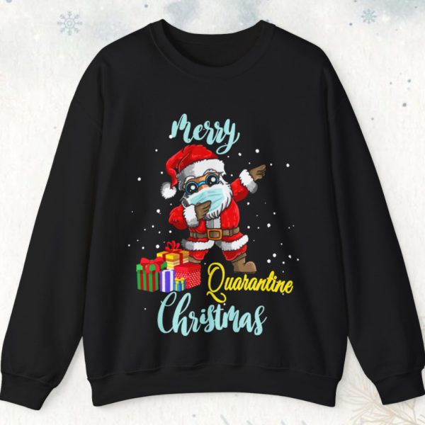 Santa Dabbing Merry Christmas Quarantine Sweatshirt